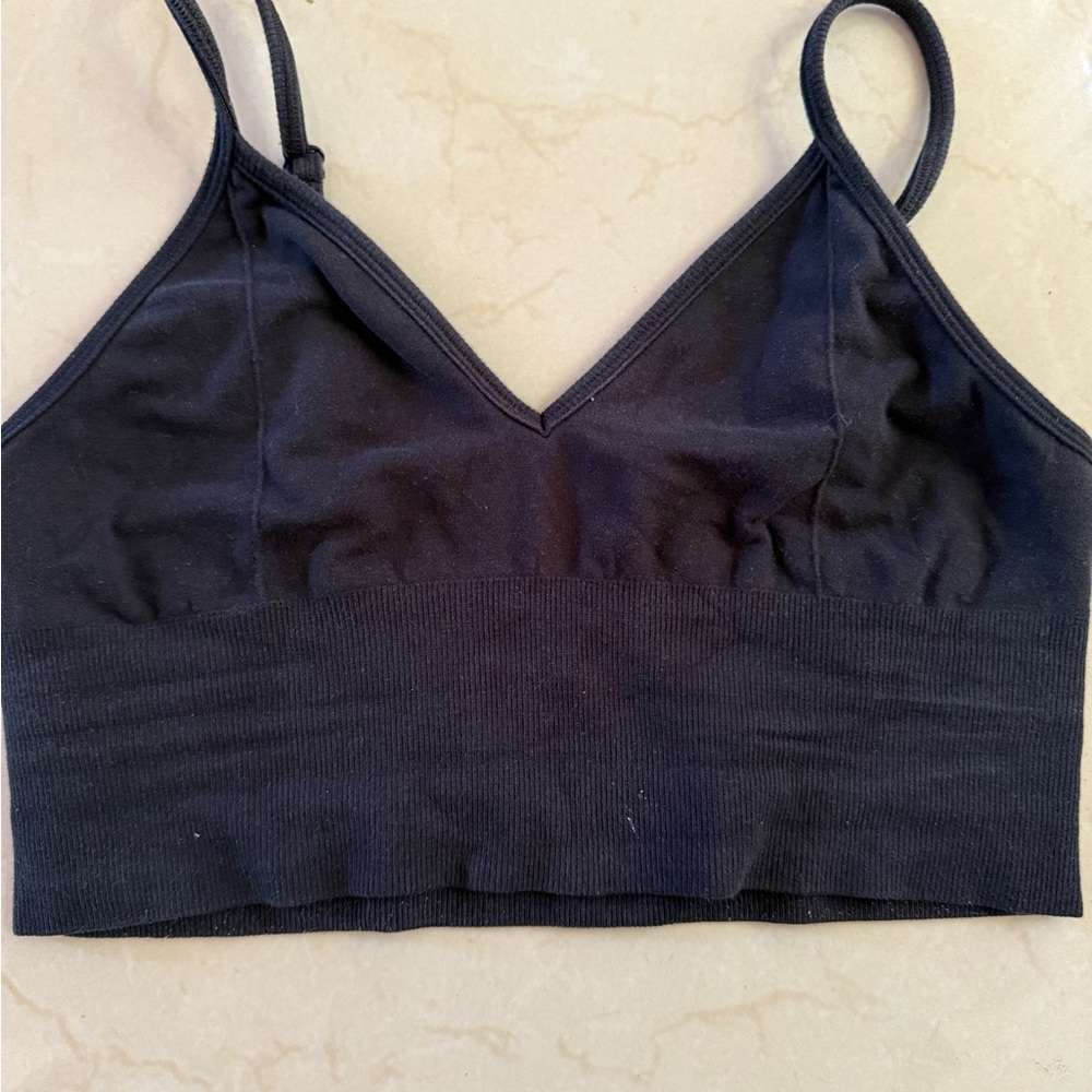 ALO Yoga Black Crop Top